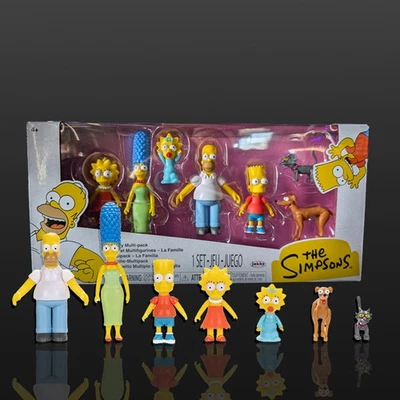 Multipack de 7 figuras de acción de la familia Los Simpson escala 2 1/2" Foto 1 de 4