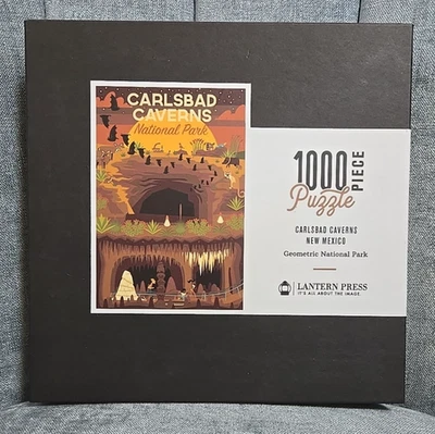 Puzzle 1.000 pezzi Carlsbad Caverns Parco Nazionale Lanterna Stampa Nuovo - Immagine 1 di 3