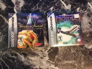 Broken Sword Shadow Templars GBA + Wing Commander Prophecy GBA New Sealed - Picture 1 of 6
