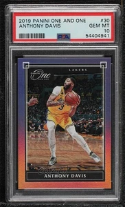 2019-20 Panini One and One /99 Anthony Davis #30 PSA 10 GEM MT - Picture 1 of 3