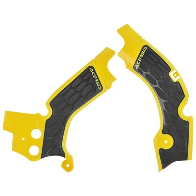 Protectores de cuadro Acerbis X-Grip amarillo/negro para Suzuki RMZ450 2008-2017 Foto 1 de 2