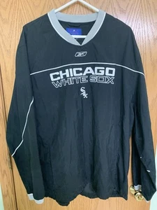 Reebok Chicago White Sox Long Sleeve Warm Up Pullover Jacket - XL - Used - Picture 1 of 5