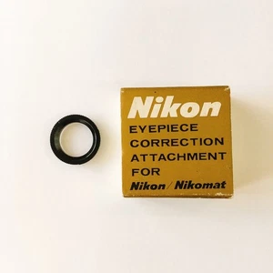 NIKON +3.0 EYEPIECE CORRECTION ATTACHMENT FOR Nikon F/F2/Nikomat diopter Lens - Picture 1 of 13