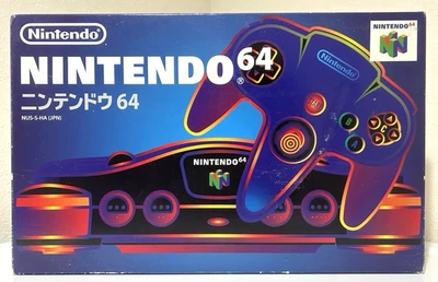 Nintendo 64 N64 Black Boxed Console Brand New Japan Original Box W/ Manual - Image 1 of 4