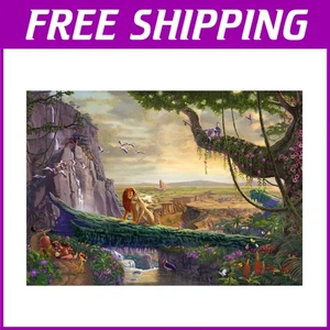 Thomas Kinkade Disney Re Leone puzzle 6000 pezzi - Foto 1 di 7