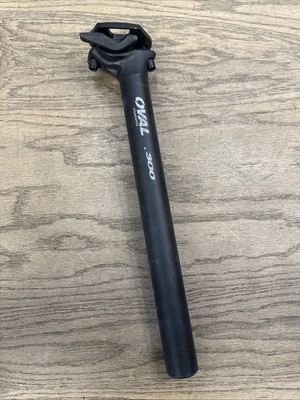 Oval Concepts Aluminum Seatpost 27.2mm x 300mm Road Bike Black - Image 1 of 4