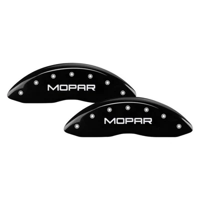 For Ram 1500 19-24 Gloss Black Caliper Covers w Mopar Engraving Full Kit, 4 pcs Foto 1 de 3