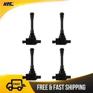 Set of 4 Ignition Coil For Nissan Juke 2011 2012 2013 2014-2017 UF659 224481KC0A - Picture 1 of 14