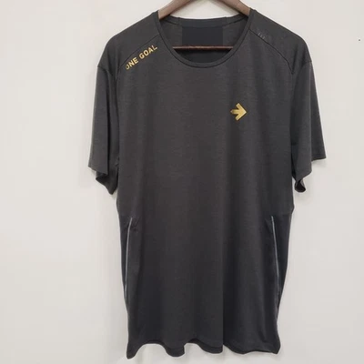 Lululemon X Pelotonia Mens Gym Workout Fast And Free Shirt Size L Gray Athletic - Image 1 of 4