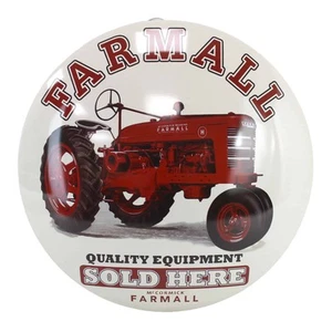 Insegna a cupola per trattore IH Farmall H, diametro 16 pollici BAR4105 - Foto 1 di 4