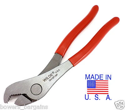 "Alicates de batería Wilde Tool Professional 7-1/2"" junta fija al ras HECHOS EN EE. UU. Foto 1 de 3