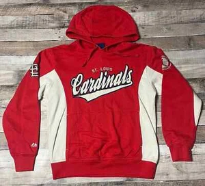 St Louis Cardinals Hoodie Adult Small Red Embroidered MLB Baseball Cooperstown - Picture 1 of 13