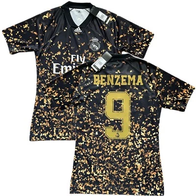 Camiseta deportiva 2019/20 Real Madrid cuarta #9 Benzema pequeña Adidas especial EA deportes nueva Foto 1 de 4