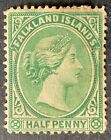 Falkland Islands 1891. 1/2d green stamp mint hinged