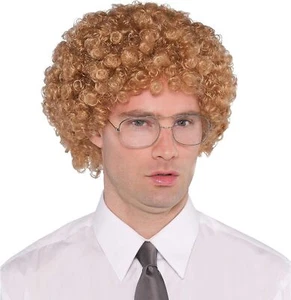 Geek Wig Kit Napoleon Dynamite Fancy Dress Up Halloween Adult Costume Accessory - Picture 1 of 1