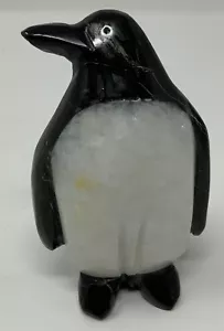 Vintage Speckstein Pinguin - Bild 1 von 8