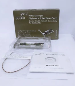 3Com / Network Interface Card / 3C905CX-TX-M (10/100 Managed) - Picture 1 of 9