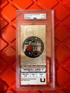 2011 NCAA Final Four Basketball Championship Ticket PSA 8 NM-MT UCONN Butler - Picture 1 of 2