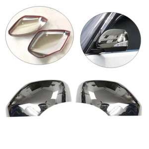 2X For Nissan Armada Patrol Y62 2017-2024 ABS Chrome Door Side Mirror Cover Cap - Picture 1 of 8