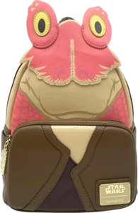 Star Wars Jar Jar Binks Cosplay Mini Backpack by Loungefly - New, With Tags - Picture 1 of 2