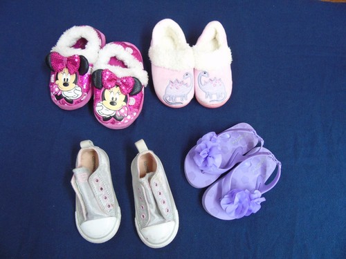 Lotto 4 paia di scarpe bambina taglia 6 8: Converse Oldy Navy y Disney Wonder