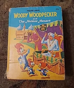 Woody Woodpecker And The Meteor Menace Big Little Book Hard Cover Walter Lantz - Picture 1 of 21