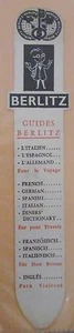 ANCIEN MARQUE PAGES SIGNET PUBLICITAIRE PREPARATION LANGUES ECOLE BERLITZ  - Picture 1 of 2