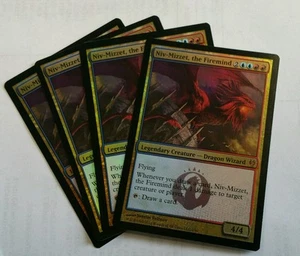 4x MTG Niv-Mizzet, The Firemind Duel Deck Folie Spielset Ungespielt Magisch - Bild 1 von 1