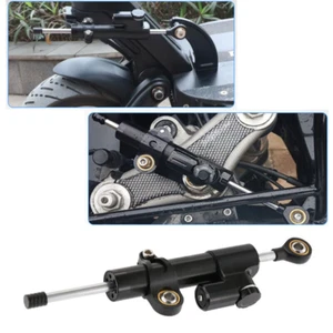 CNC Steering Damper Stabilizer For Harley Dyna Softail Road King Street Glide US - Picture 1 of 12