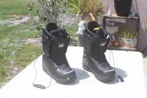 BURTON - MOTO - SNOWBOARD BOOTS - BLACK - 43.5 EU - 10.5 US - MENS- NICE - Picture 1 of 6