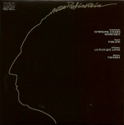 Arthur Rubinstein Symphonic Etudes Arabesque Forlane  La Plus Que Lente Navarra - Image 1 of 2