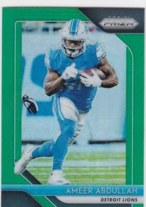 2018 PRIZM FOOTBALL GRÜNER REFRAKTOR #135 AMEER ABDULLAH-DETROIT - Bild 1 von 1