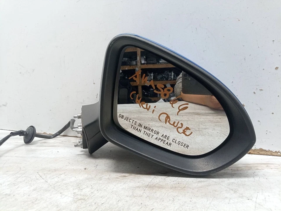 Used Right Door Mirror fits: 2018 Chevrolet Cruze Power VIN B 4th digit New Styl - Imagem 1 de 4