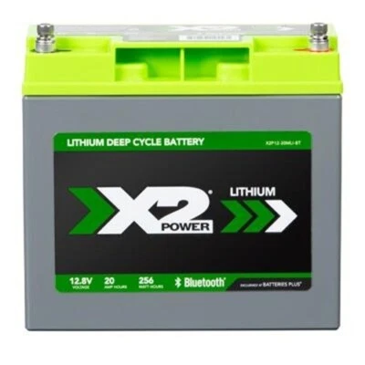 X2 Power 12V 20Ah LiFePO4 SLIL12-20DCM Marine Lithium Iron Phosphate battery - Image 1 of 2