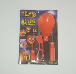 Pumpkin Masters All In One Pumpkin Carving Kit Tools And Pattern Book New - Picture 1 of 2