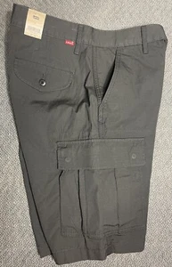 Levi's Carrier Cargo Ripstop Shorts Graphite Size 30 "fit like 32" NWT - Picture 1 of 10