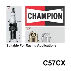 New CHAMPION Performance Driven Quality Racing Spark Plug #C57CX - Picture 1 of 6