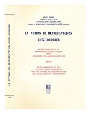 ROELS, JEAN La notion de representation chez Roederer 1968 First Edition Paperba