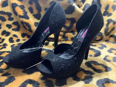 Betseyville women’s shoe heel platform open toe hatiti black size 8 - Изображение 1 из 4