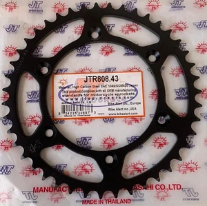 JTR808.43 JT CROWN STEP 525 43 teeth for Suzuki RMX 250 1989-1999 - Picture 1 of 2