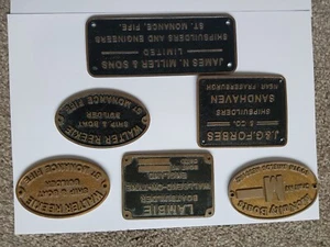 Replika Resin Bootsbauer Typenschilder - Bild 1 von 3