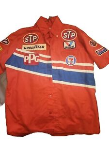 Vintage STP Indy Racing League Pit Crew Uniform Real Track Worn Shirt And Pants