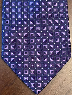 Corbata de cuello Chaps púrpura hecha a mano 100 % seda para hombre hecha en China Foto 1 de 4