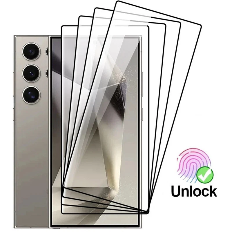 Vitre Verre Trempé Protection Écran Samsung Galaxy S25/S24/23/S22/Ultra/Plus