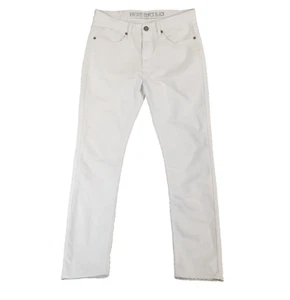 Vintage Genes Black Jeans men's 32x32 slim straight white stretch denim pants - Picture 1 of 13