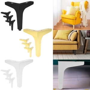 4Pcs Furniture Legs 300LB Strong Triangle Furniture Feet Heavy Duty Steel qiKFd - Picture 1 of 21