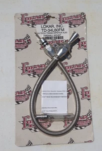 Lokar TD-34L60FM Hi-Tech Flexible Braided Stainless Trans Dipstick 4L60 Firewall - Picture 1 of 3
