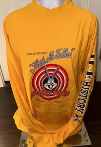 VINTAGE Y2K ICEBURG  HISTORY BUGS BUNNY SHIRT  LOONEY TUNES 3xl That’s All Folks - Picture 1 of 6