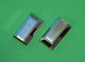 1969 - 1972 Cadillac Oldsmobile OEM Door Pull End Cap Escutcheon 7799435 - PAIR - Picture 1 of 3