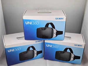 x3LOTE-Gafas de realidad virtual Alcatel Uni360 VR con correa para la cabeza-Envío gratuito-NUEVAS - Imagen 1 de 4